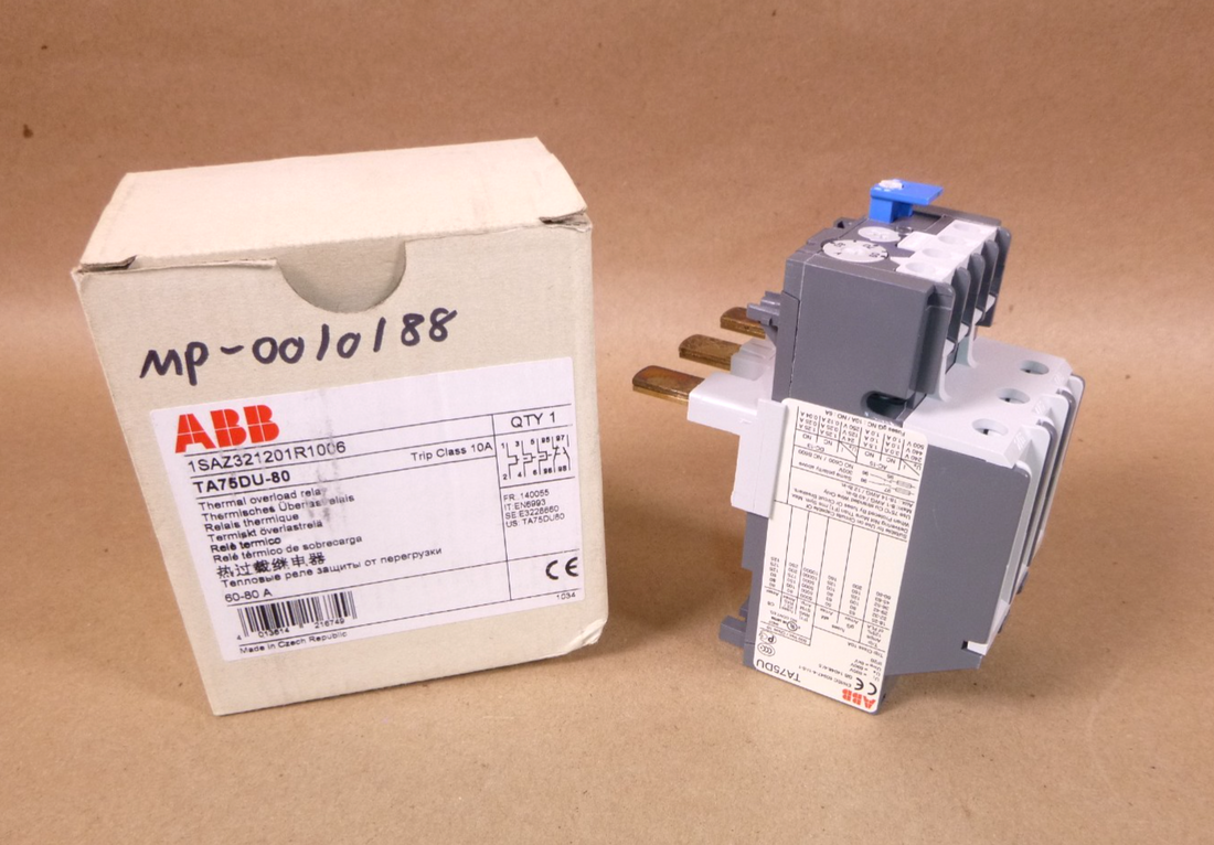 ABB TA75DU-80M Thermal Overload Relay | Electrical MRO Replacement Parts &amp; Components and Commercial Electrical Supplies Company