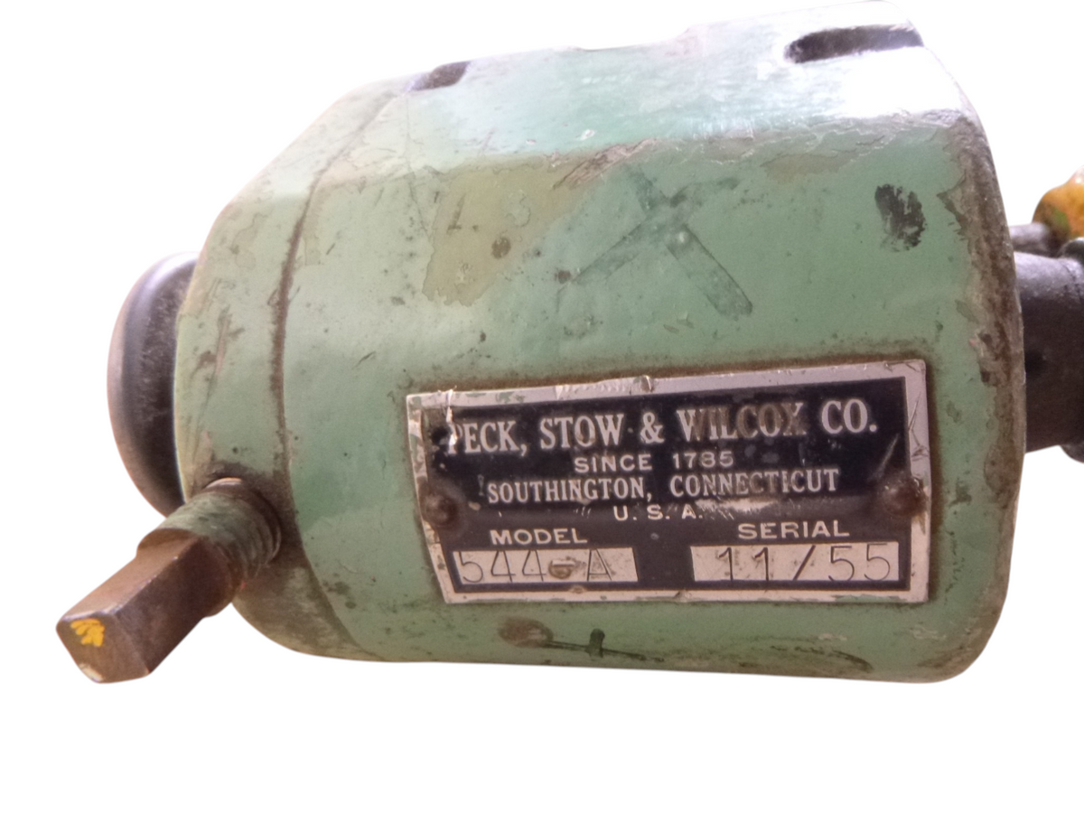 Vintage Peck Stow &amp; Wilcox Pexto 975 Base &amp; 544A Sheet Metal Rotary Machine
