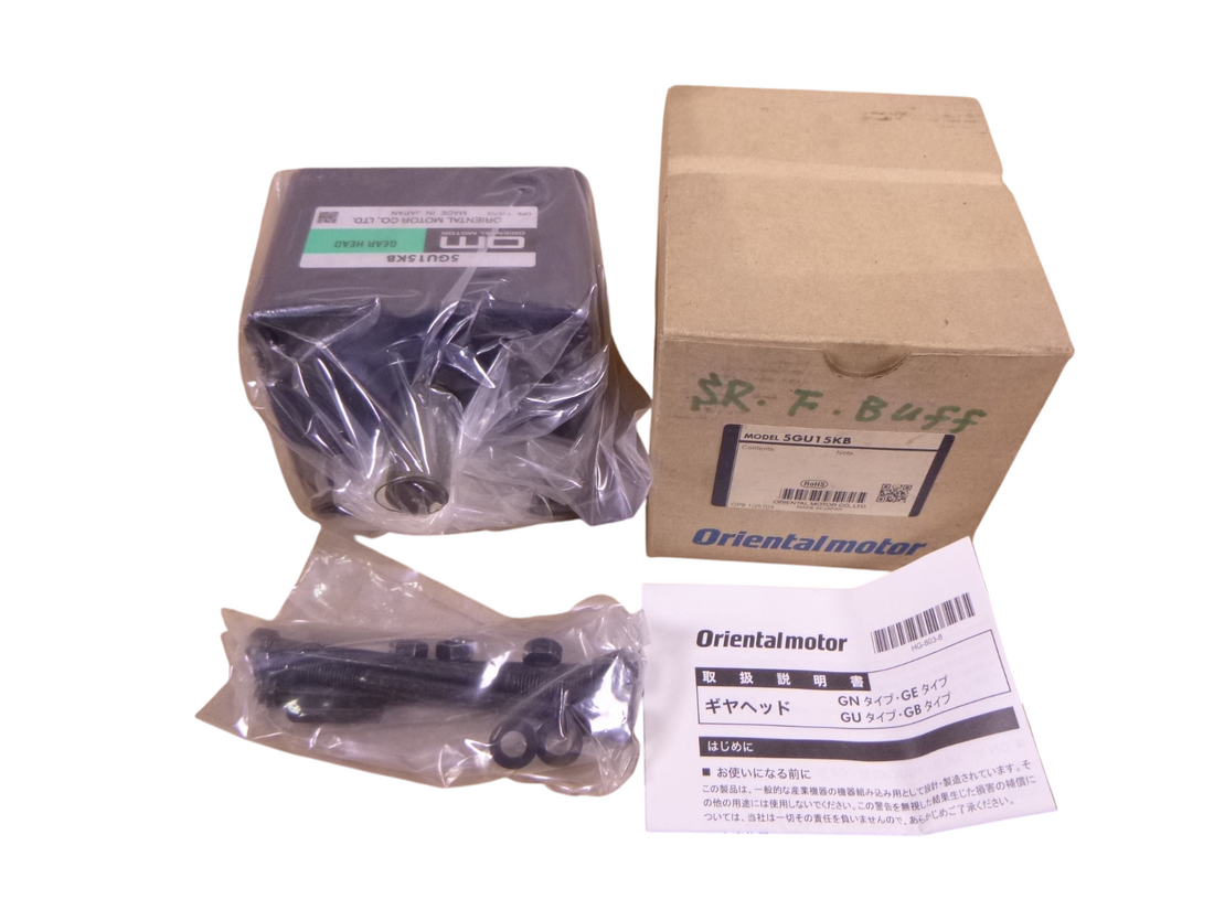 Oriental Motor 5GU15KB Gear Head Parallel Shaft (15:1) | Electrical MRO Replacement Parts &amp; Components and Commercial Electrical Supplies Company