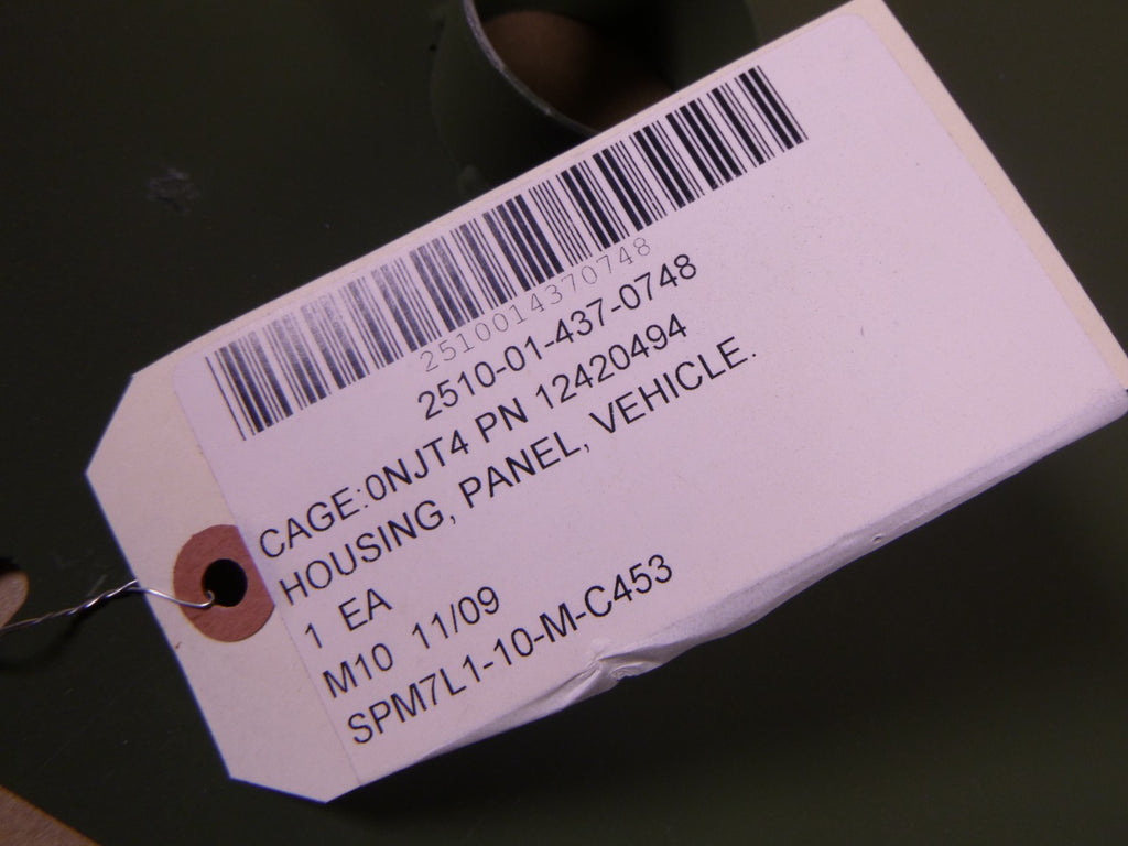 FMTV MTV M1083 Dashboard Panel Housing , 12420494, 12417876, 2510-01-437-0748 | Genuine FMTV Replacement Parts, LMTV Parts For Sale and Military Surplus Medium Tactical Vehicle Parts & Components