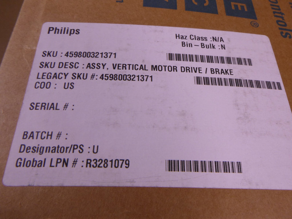 Bodine 459800321371 Vertical Motor Drive Brake Gearmotor | Industrial Electric Motors, Pumps & Parts