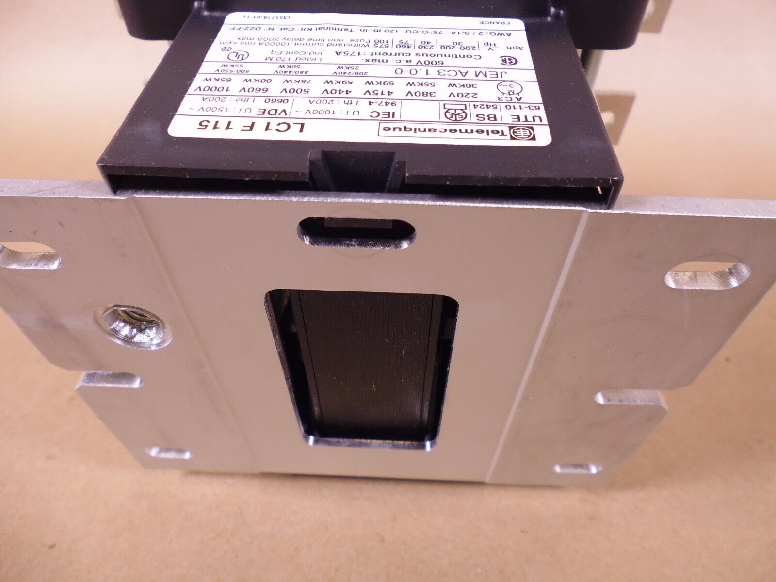Telemecanique LC1F115 Contactor 3PH 600VAC 175A 100HP w/ LX1FF110 110V Coil | Electrical MRO Replacement Parts &amp; Components and Commercial Electrical Supplies Company