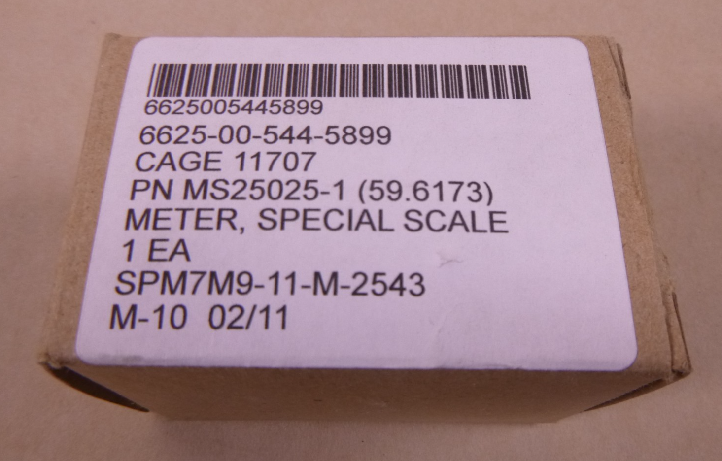 Ideal MS25025-1 Special Scale Meter Load , 6625-00-544-5899