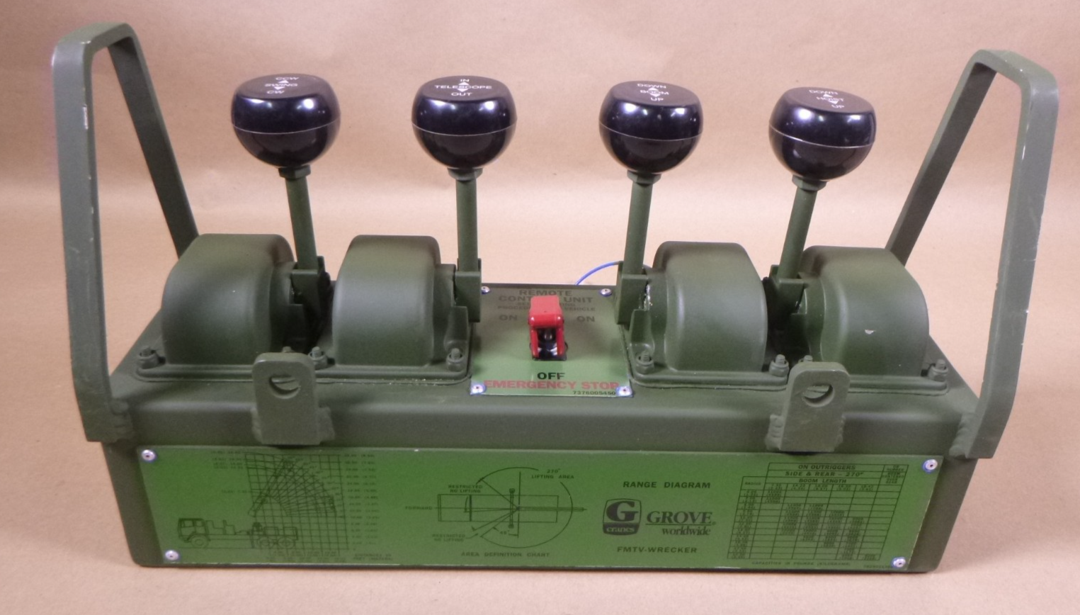 M1089 FMTV Wrecker Remote Switching Control Box , 6110-01-428-6142