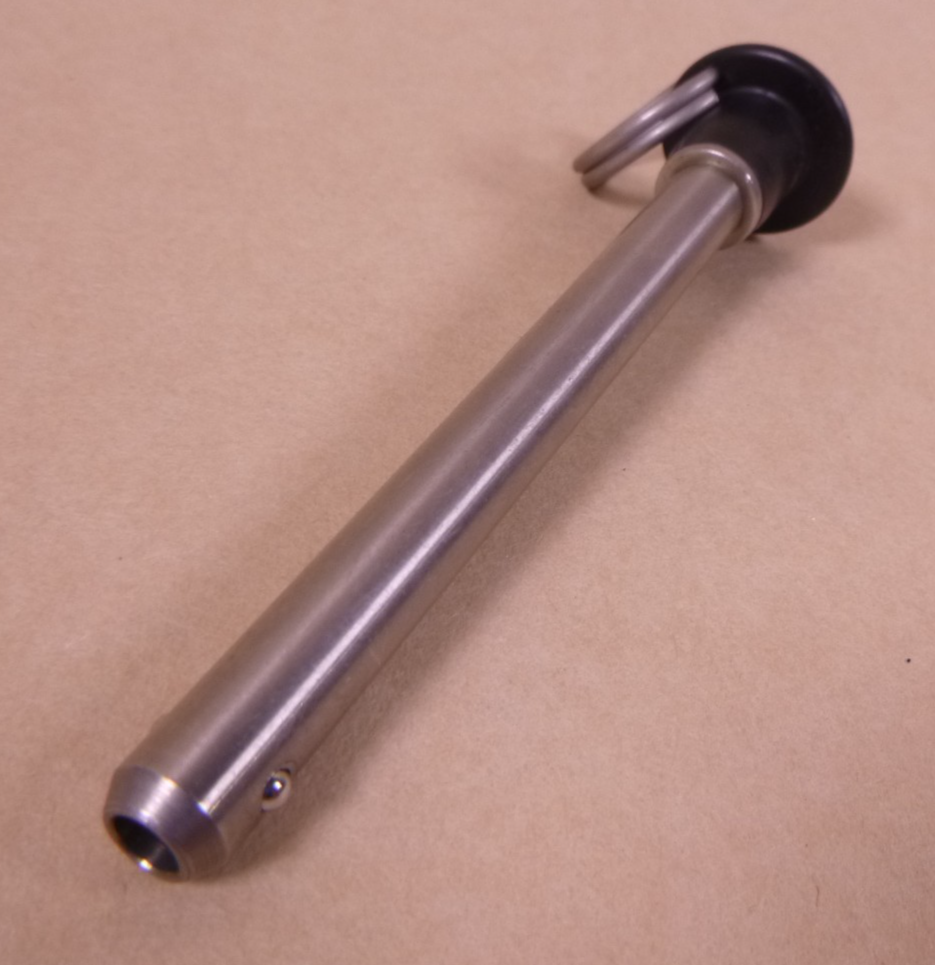 3/8" Shank x 3-1/2" Grip Length 17-4 Stainless Ball Lock Quick Release Pin USA | Industrial Replacement Nuts &amp; Bolts Distributor and Machinery Screws &amp; Fasteners Supply