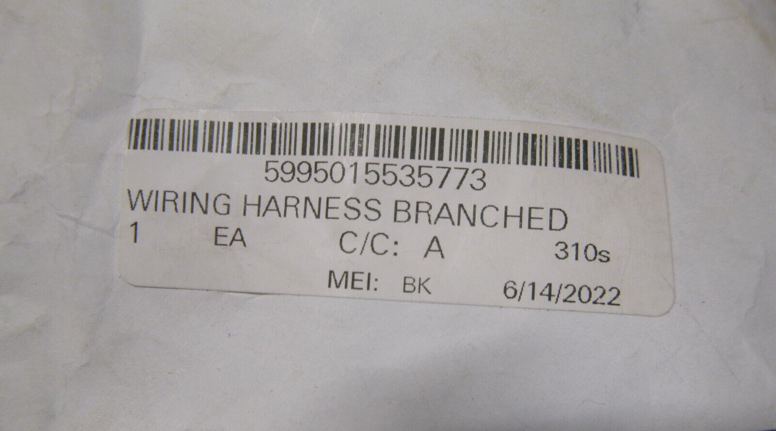 USGI Bradley (BFVS) Branched Wiring Harness 13007356, 5995-01-553-5773 | Replacement Truck Parts, Trailer Accessories, Automobile Supplies, Car Parts &amp; Accessories