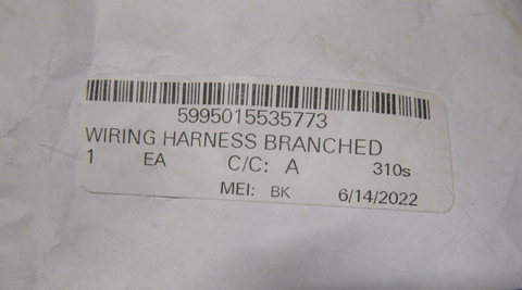 USGI Bradley (BFVS) Branched Wiring Harness 13007356, 5995-01-553-5773 | Replacement Truck Parts, Trailer Accessories, Automobile Supplies, Car Parts & Accessories