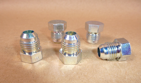 5x Parker Hydraulic Fitting 3/8" Male JIC 37°-Flare Tube Plug 03CP-6, 6 PNTX-S | Industrial Replacement Nuts & Bolts Distributor and Machinery Screws & Fasteners Supply