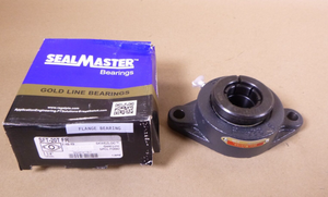 Sealmaster SFT-20T, 2-Bolt Flange Ball Bearing Unit 1-1/4" Bore Locking Collar