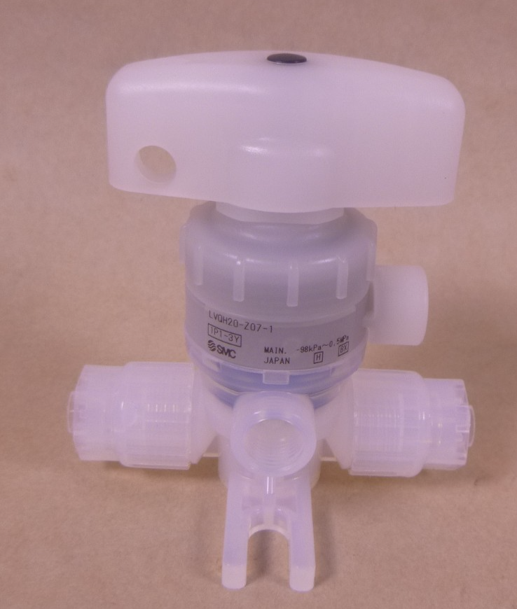 SMC LVQH20-Z07-1 2-Port Shut-Off Valve , -98kPa-0.5MPa , LVQ Series