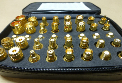 L-COM BAK400 Premium Coaxial Adapter Kit , 40Pcs. , 192 Combinations | Industrial MRO Tools and Replacement Industrial Equipment Components