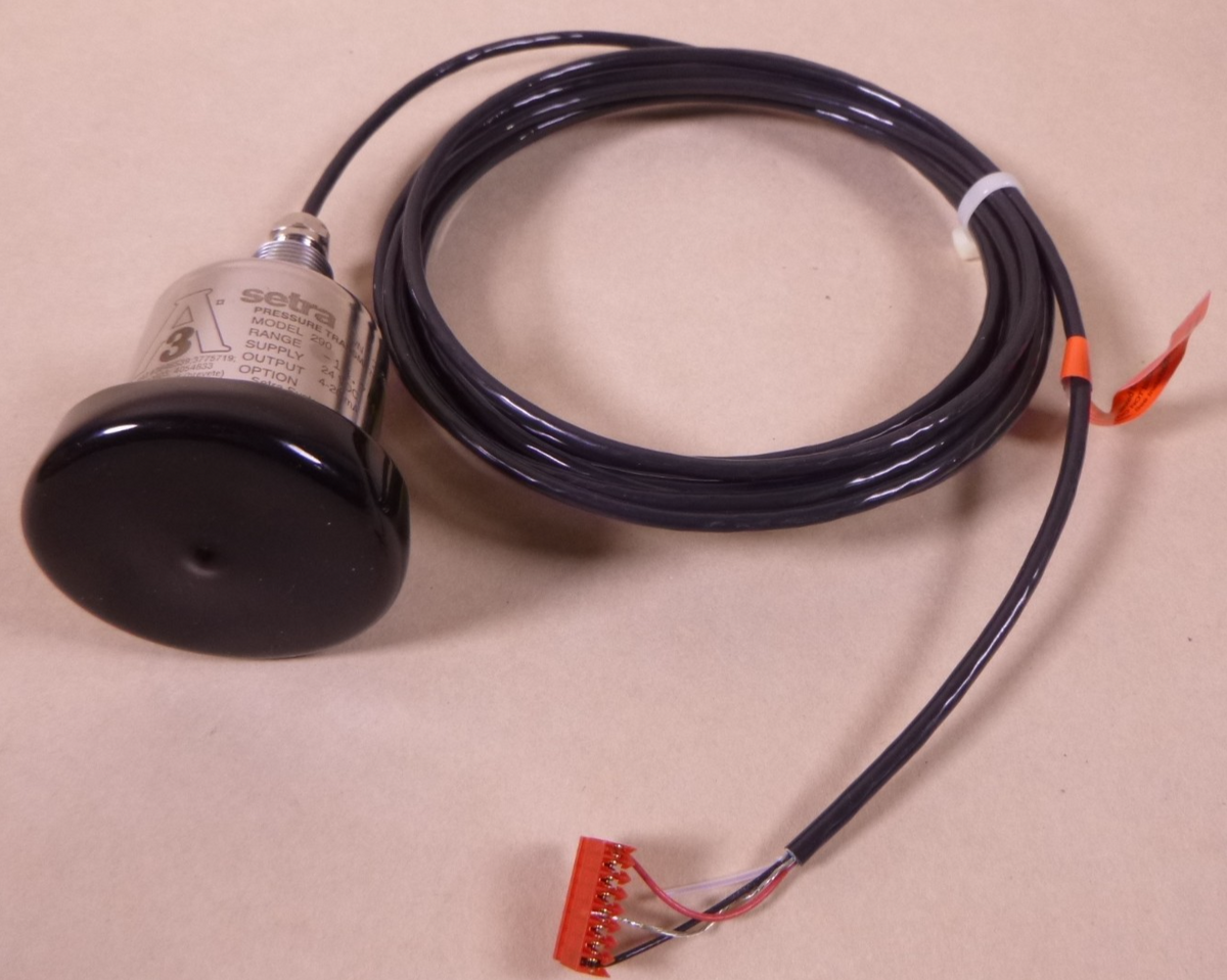 Setra C290 Pressure Transmitter , 290110-SP , -14.7-45 PSIG, 24VDC, 4-20mA | Electrical MRO Replacement Parts &amp; Components and Commercial Electrical Supplies Company