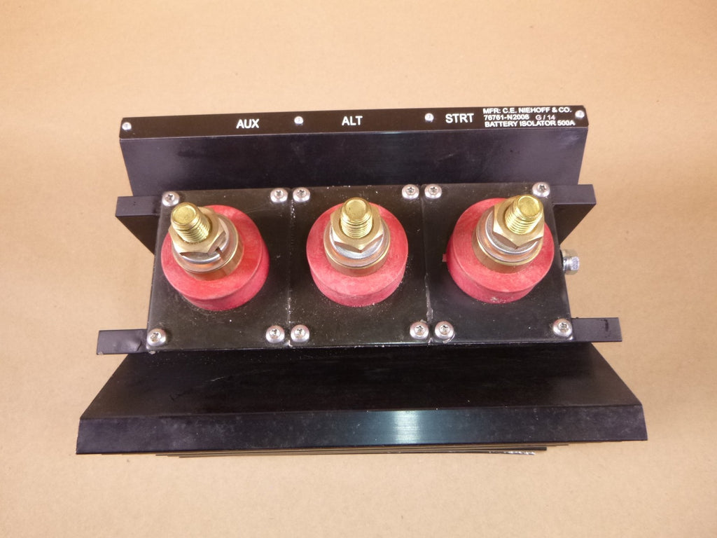 *DENT* USGI Military MRAP 500 Amp C.E. NIEHOFF Battery Isolator 76761-N2008 | Genuine FMTV Replacement Parts, LMTV Parts For Sale and Military Surplus Medium Tactical Vehicle Parts & Components