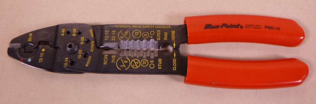Blue-Point PWC-14 Wire Stripper Cutter Crimper Bolt Cutter PWC14 8.5" USA