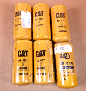 (Lot of 6) Caterpillar Fuel Filter 1R-0751 For C7 C9 3126B 3126E C-9 3116 3126 | Industrial Tractor Parts Supplier and Surplus Tractor Parts & Accessories
