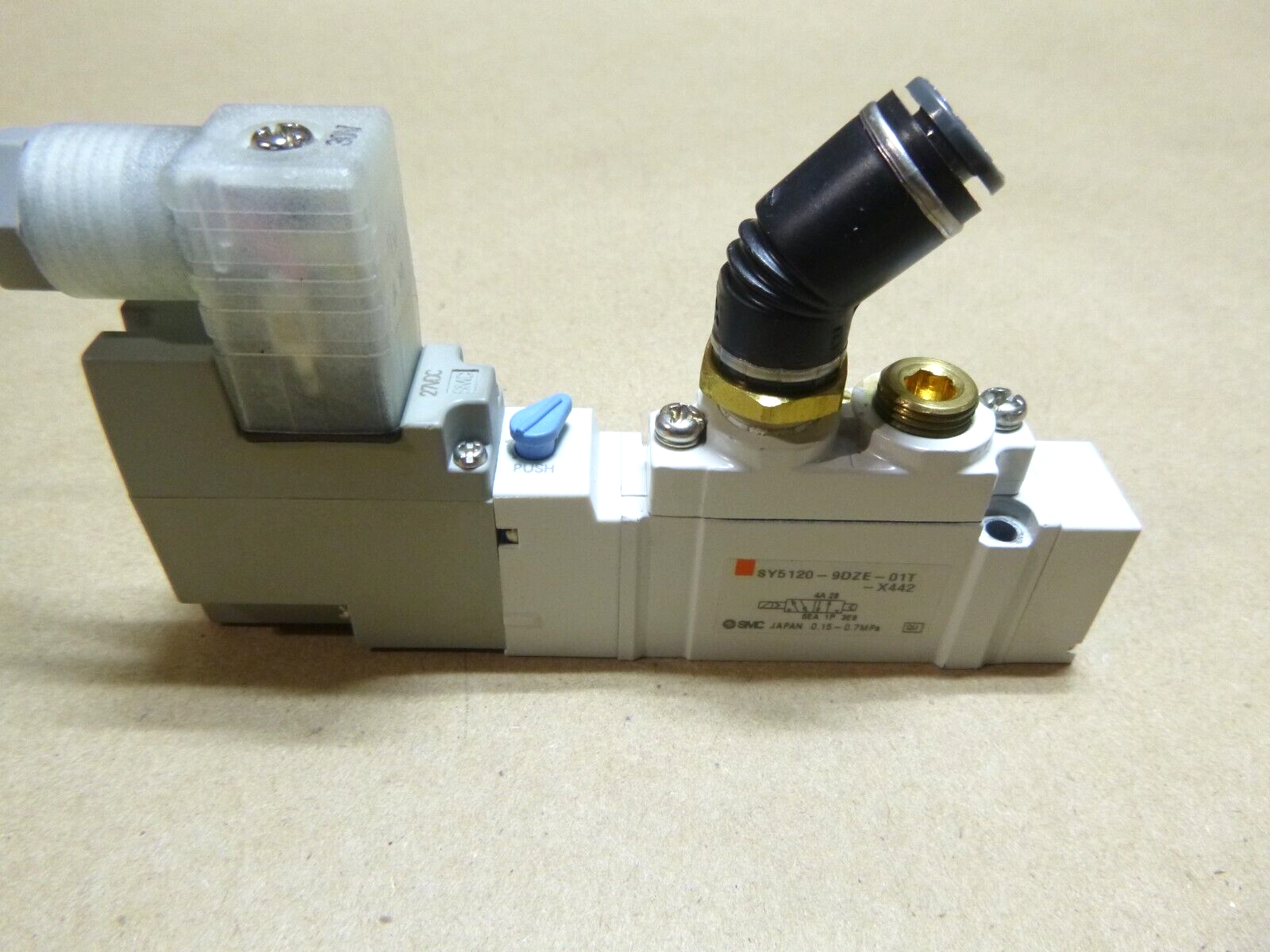 SMC SY5120-9DZE-01T-X442, 4/5 PORT SOLENOID VALVE (UNUSED TAKE-OFFS) | Industrial MRO Replacement Parts, Manufacturing Machine Parts &amp; Components, Heavy Equipment Parts Supplier