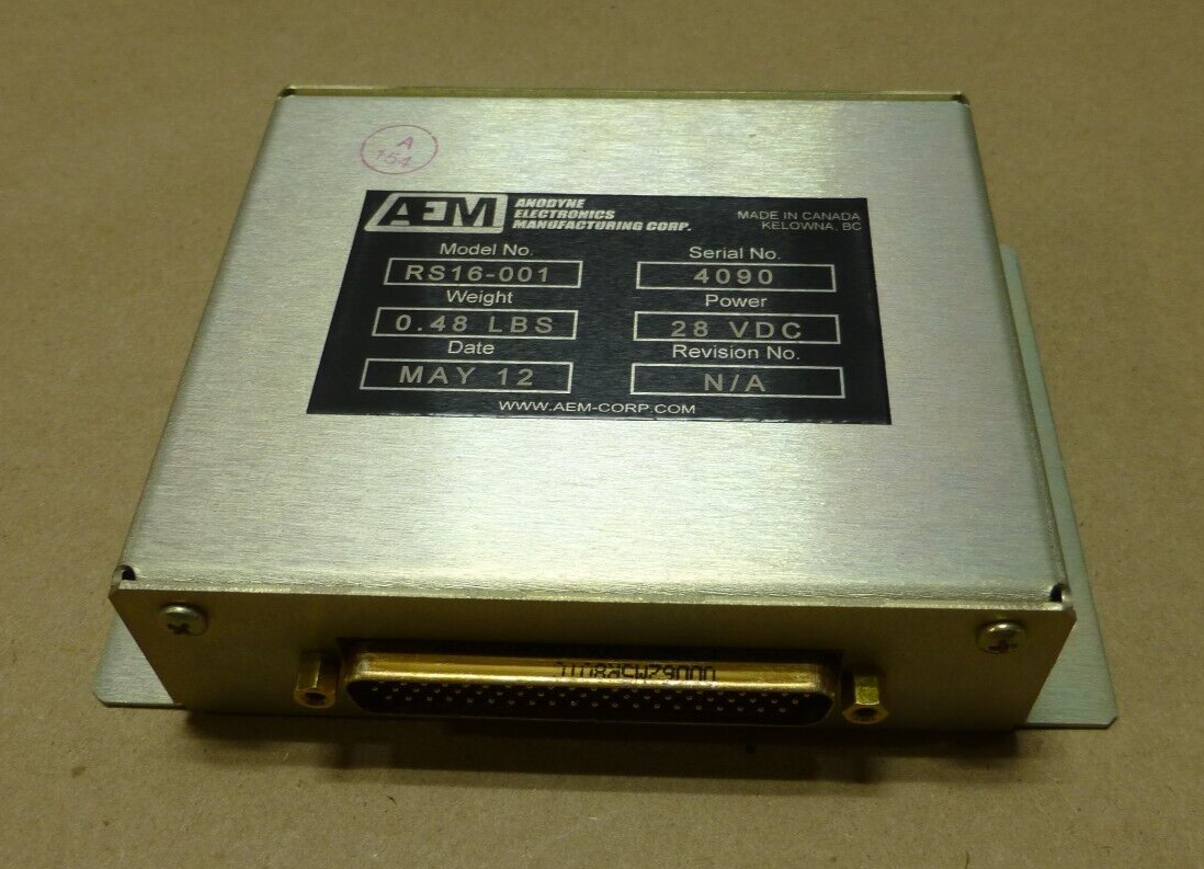 AEM RS16-001 16P2T DATA SWITCH GPS LORAN TRANSFER SWITCH 28VDC 5930-01-582-9676 | Industrial MRO Replacement Parts, Manufacturing Machine Parts &amp; Components, Heavy Equipment Parts Supplier