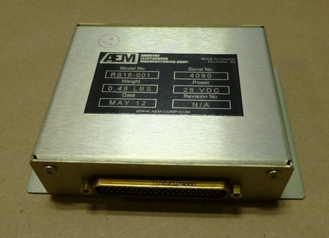 AEM RS16-001 16P2T DATA SWITCH GPS LORAN TRANSFER SWITCH 28VDC 5930-01-582-9676