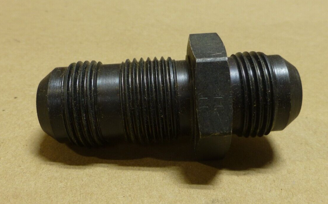 PARKER 0353-12-12 BULKHEAD UNION, 3/4" 37 ° JIC INTO 1 1/16"-12 THREAD BOTH ENDS | Industrial Replacement Nuts &amp; Bolts Distributor and Machinery Screws &amp; Fasteners Supply