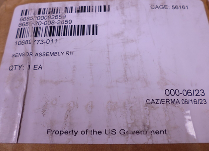 General Dynamics 10689774-011 RH Sensor 10689773-011 , 6685-20-008-2659 | Replacement Truck Parts, Trailer Accessories, Automobile Supplies, Car Parts &amp; Accessories