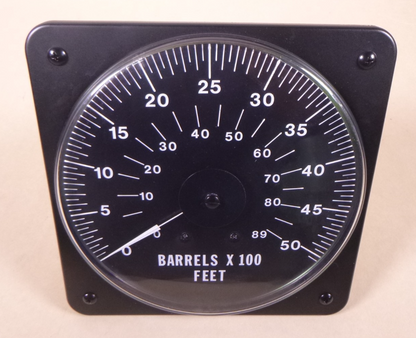 4981P1100-26 YCA DB-16 Scale Meter 0-50 Feet, 0-89 Barels x 100 6625-01-302-0757