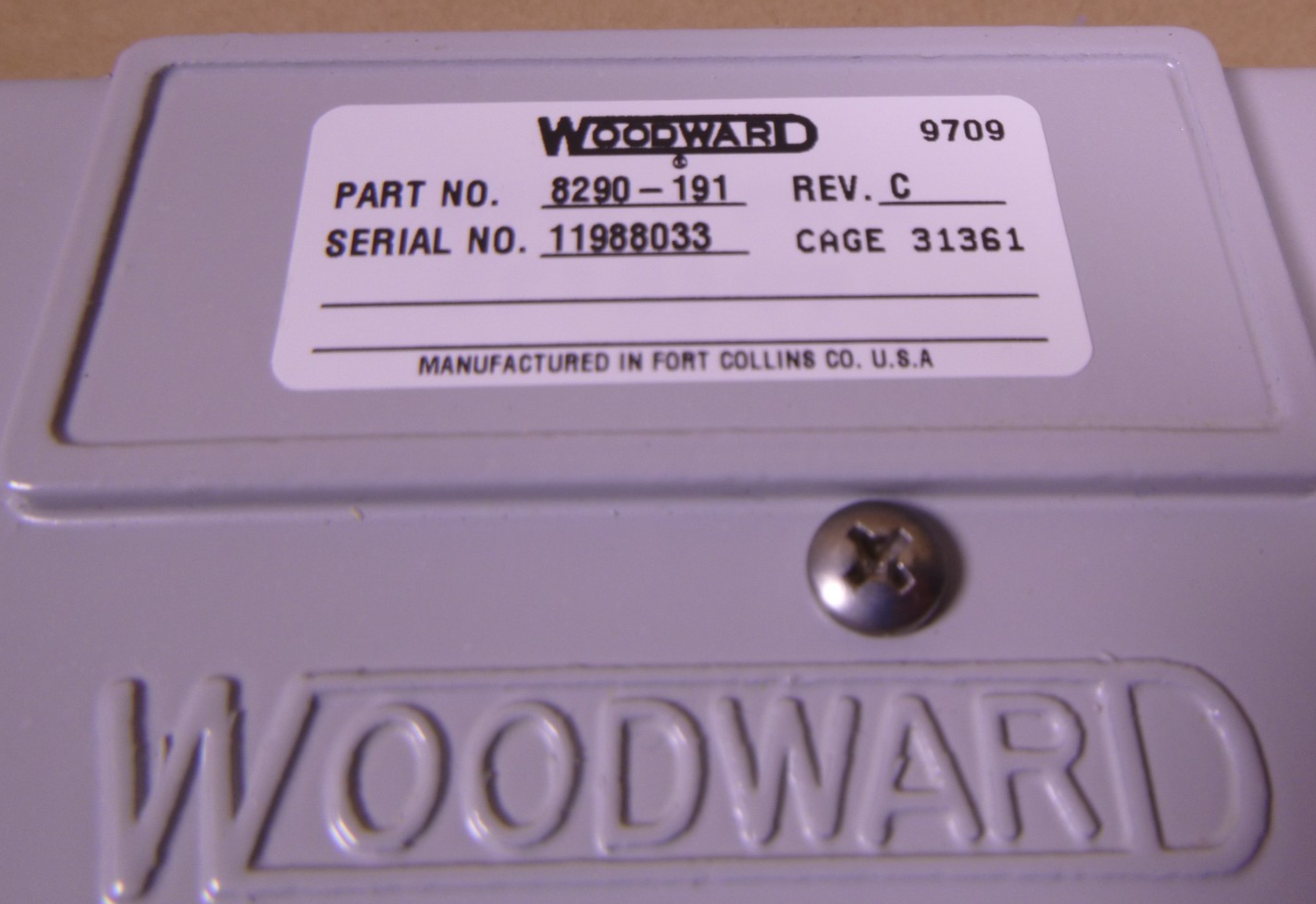Woodward 8290-191 24V EPG Speed Controller , REV. C | Replacement Truck Parts, Trailer Accessories, Automobile Supplies, Car Parts &amp; Accessories