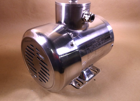 1/2 Hp 1800 Rpm 56C Frame Footed 3 Ph Stainless Steel Washdown Electric Motor | Industrial Electric Motors, Pumps & Parts