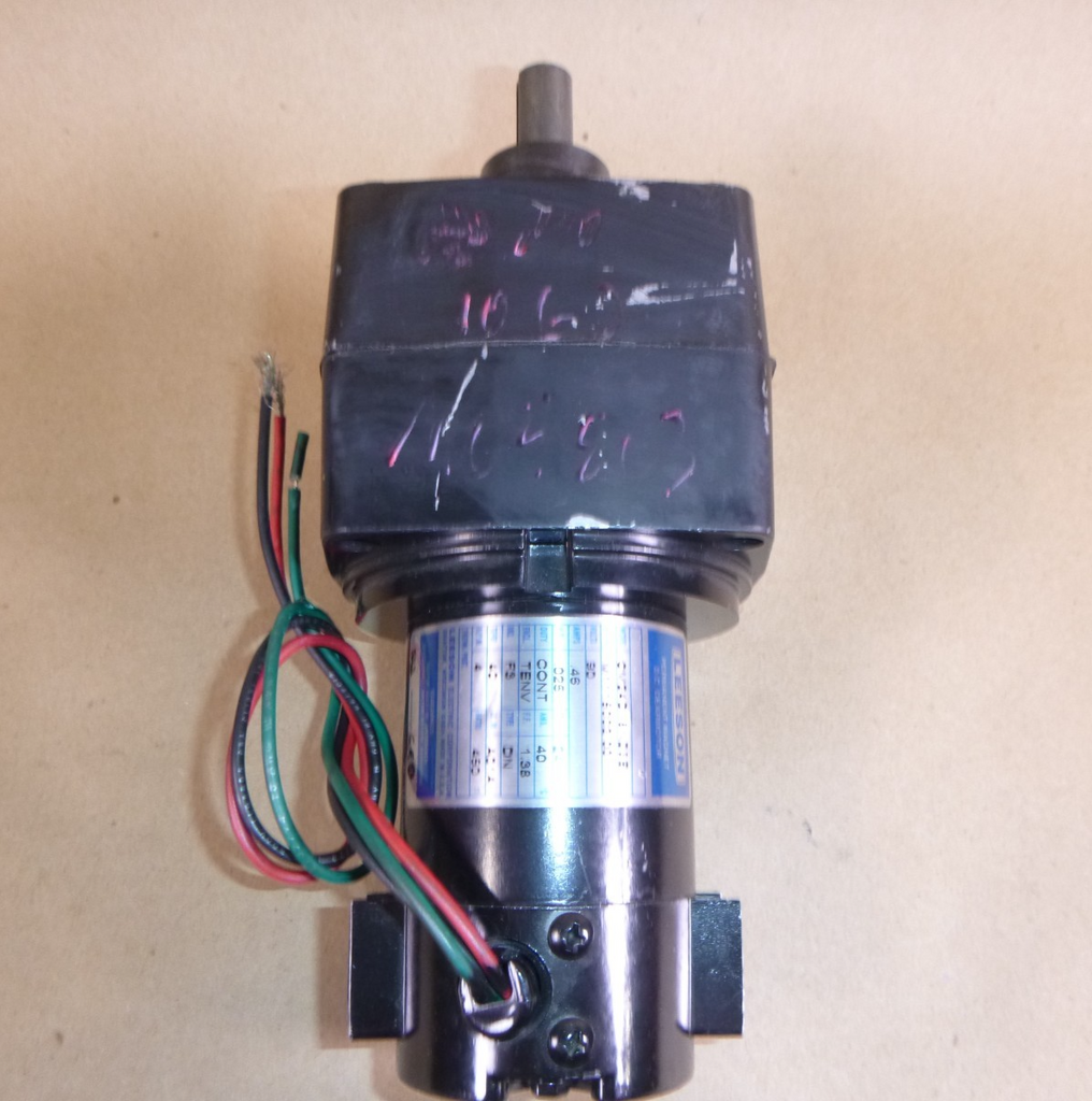 M1115002.00 Leeson Parallel Shaft 90 Vdc Gearmotor 1/40 Hp, 4 Rpm, 40 Lb-in | Industrial Electric Motors, Pumps & Parts