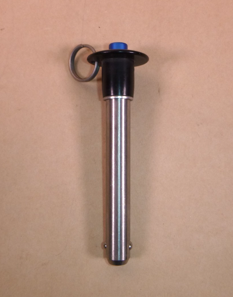 5/8" Shank x 3-1/2" Grip Length Stainless Steel Ball Lock Quick Release Pin