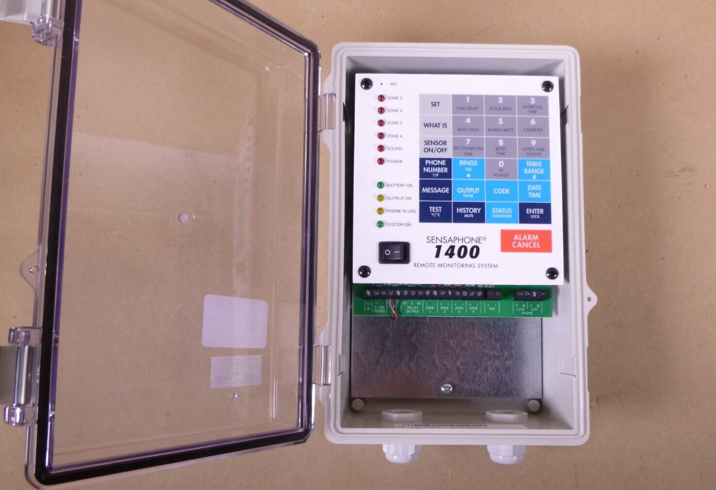 Sensaphone 1400 Remote Monitoring System W/ Enclosure | Industrial MRO Replacement Parts, Manufacturing Machine Parts &amp; Components, Heavy Equipment Parts Supplier