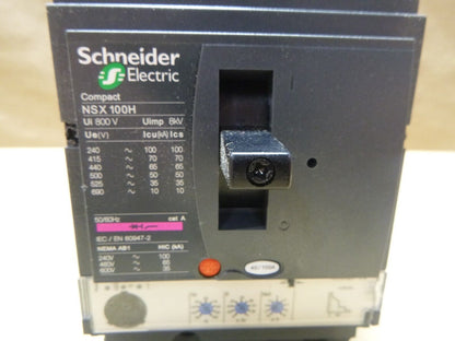 NEW SCHNEIDER LV429790 COMPACT NSX100H 3P3T MICROLOGIC 2.2 100A CIRCUIT BREAKER | Electrical MRO Replacement Parts &amp; Components and Commercial Electrical Supplies Company