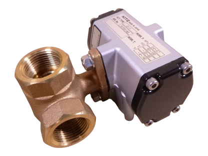 Kitz C-TNE C-1 Pneumatic Actuator 3/4" 3-Way Ball Valve 60-100PSI 0.4-0.7MPa