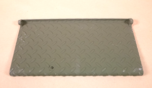 USGI M1080 LMTV (LH) Metalic Non-Skid Step Plate 12417766, 2510-01-375-1673 | Genuine FMTV Replacement Parts, LMTV Parts For Sale and Military Surplus Medium Tactical Vehicle Parts & Components