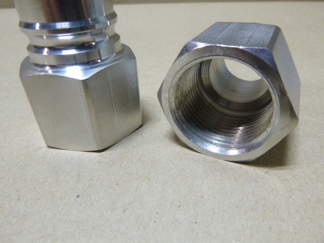 2x SNAP-TITE SS Quick Release Coupling Nipple w/o Valve 1" Female SPHN-16-16F | Industrial Replacement Nuts &amp; Bolts Distributor and Machinery Screws &amp; Fasteners Supply