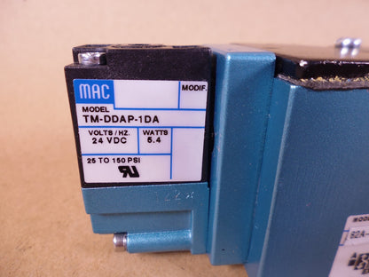 MAC 82A-FA-000-TM-DDAP-1DA Solenoid Valve 24VDC 5.4W 150PSI | Electrical MRO Replacement Parts &amp; Components and Commercial Electrical Supplies Company