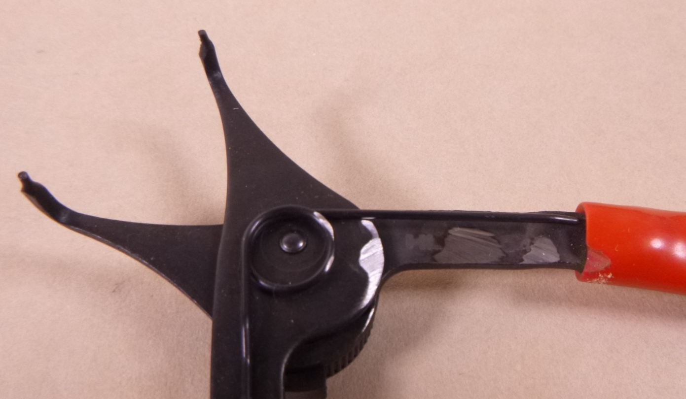 Snap on Tools 6 Piece Convertible Retainer Ring Pliers Set With Case PRH406