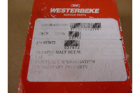 Westerbeke 037672 Main Bearing Set STD 4-Cylinder 44A/B 12.5 BTDB- 15.0 BTDC