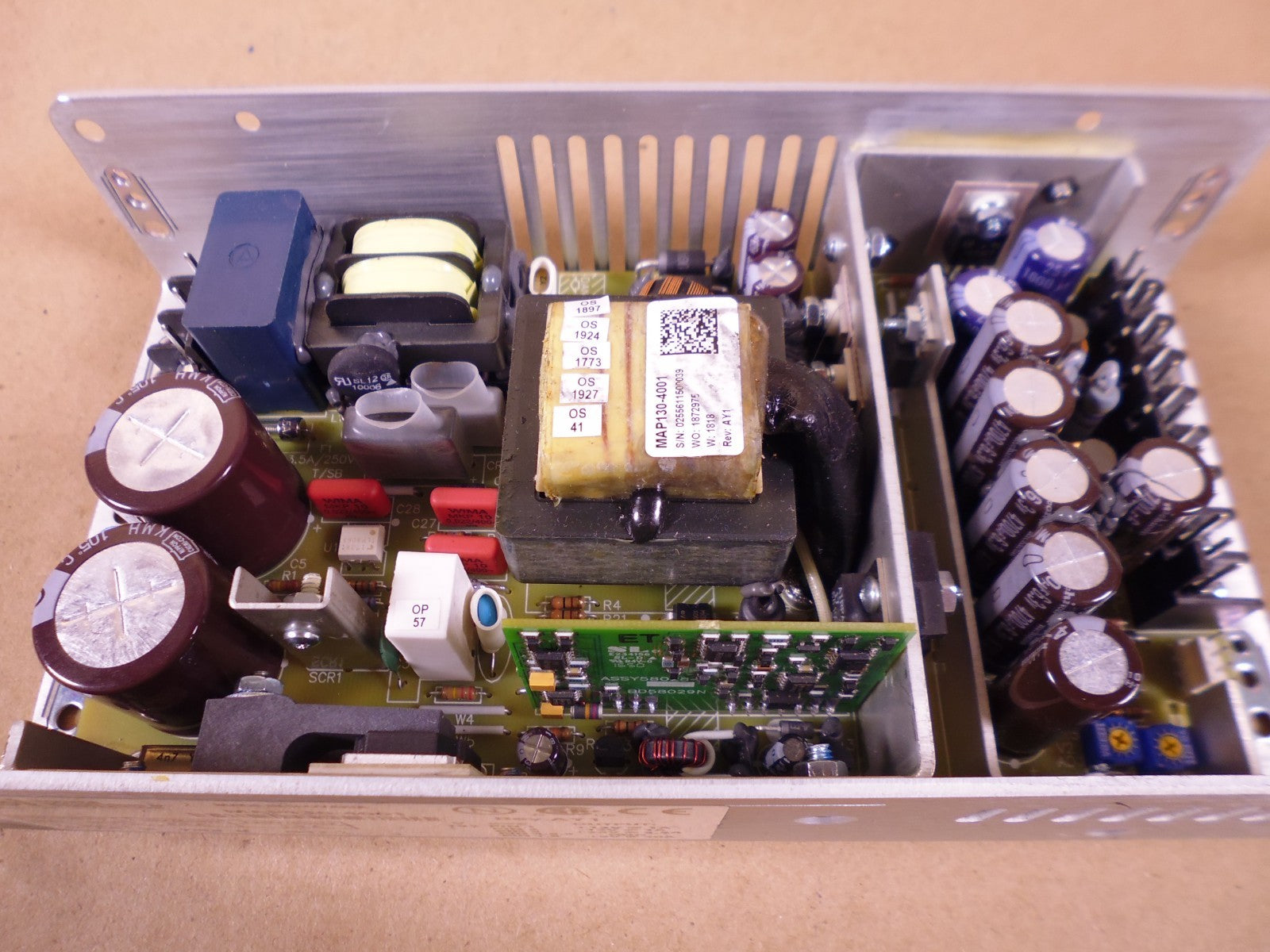 Bel Power Solutions 130W 4-Output AC-DC Open Frame Power Supply MAP130-4001 | Electrical MRO Replacement Parts &amp; Components and Commercial Electrical Supplies Company