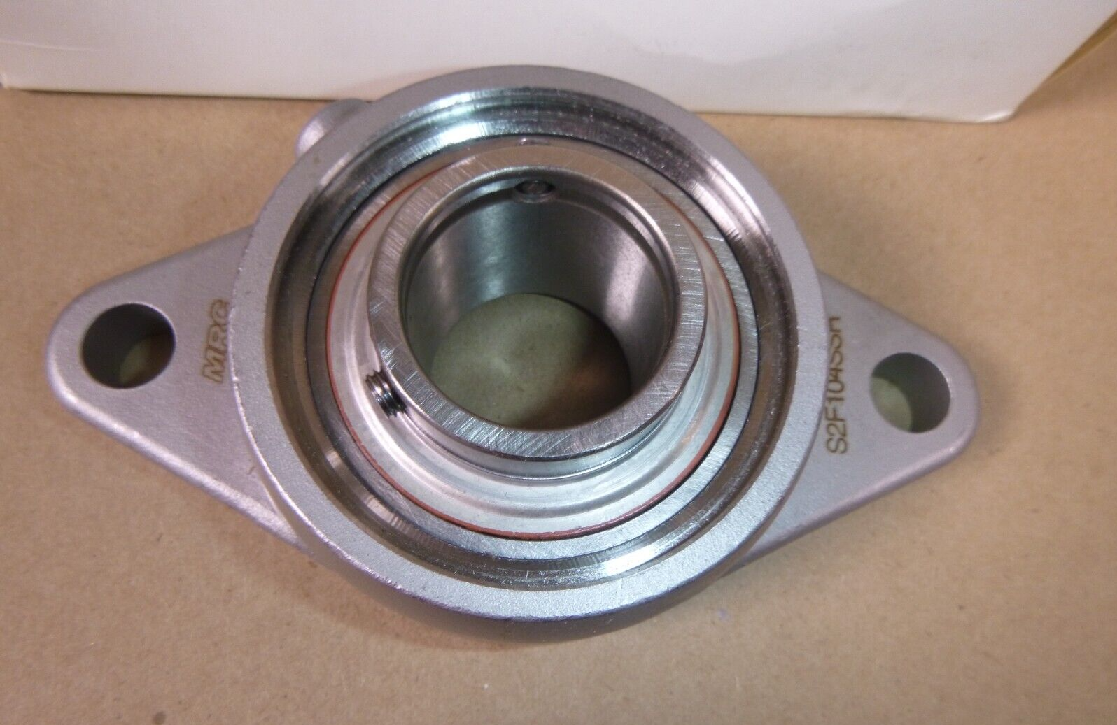 MRC S2F104SSR Cast Stainless Steel Washdown Two-Bolt Flange Bearing 1-1/4" Bore | Industrial MRO Replacement Parts, Manufacturing Machine Parts &amp; Components, Heavy Equipment Parts Supplier