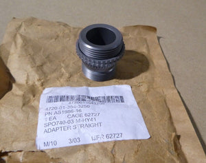 USGI Straight Adapter, Tube To Boss AS1986-16, 4730-01-354-3250