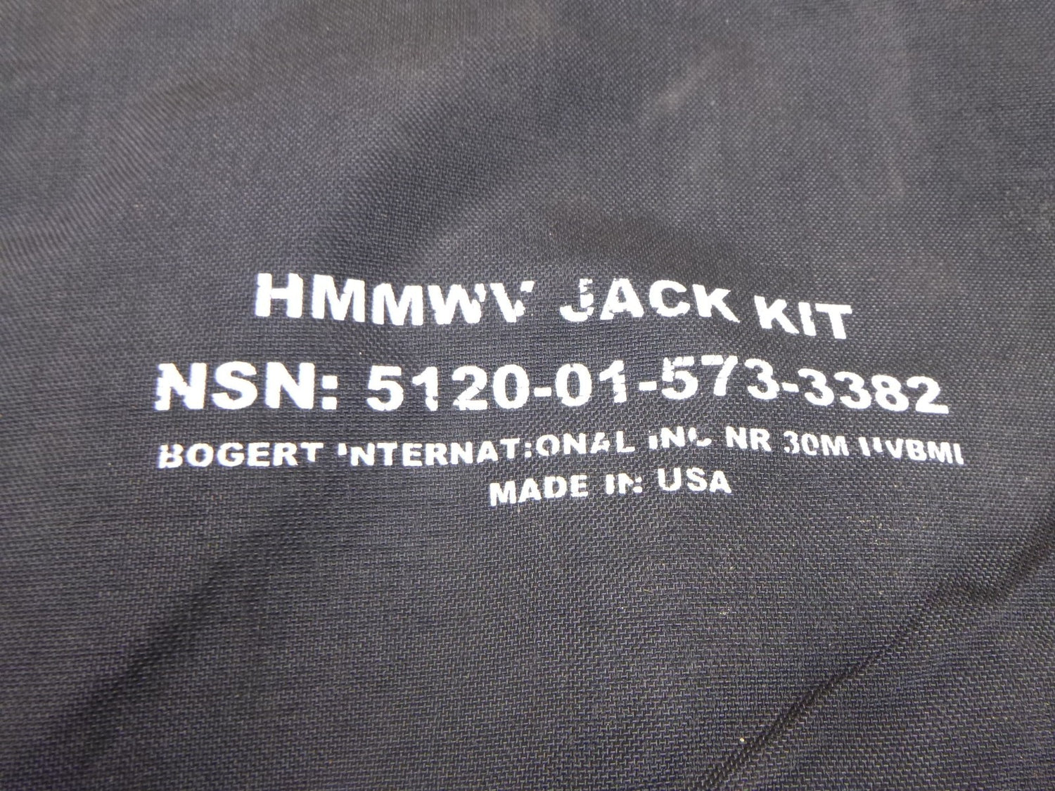 Carrying Bag Only For HMMWV Bogert 30M-HVBMI 4.25T Lifting Jack 5120-01-573-3382