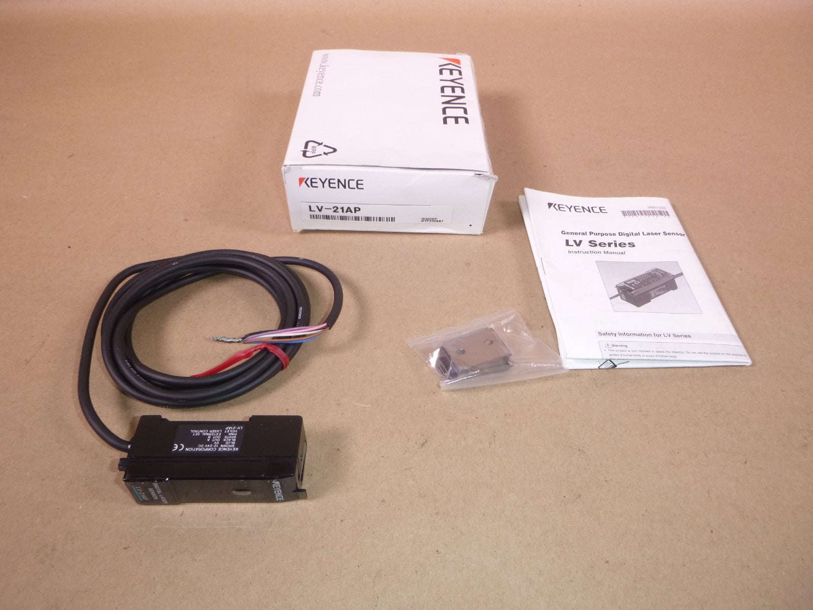 Keyence LV-21AP Digital Laser Sensor Amplifier Unit 12-24V DC LV21AP | Electrical MRO Replacement Parts &amp; Components and Commercial Electrical Supplies Company