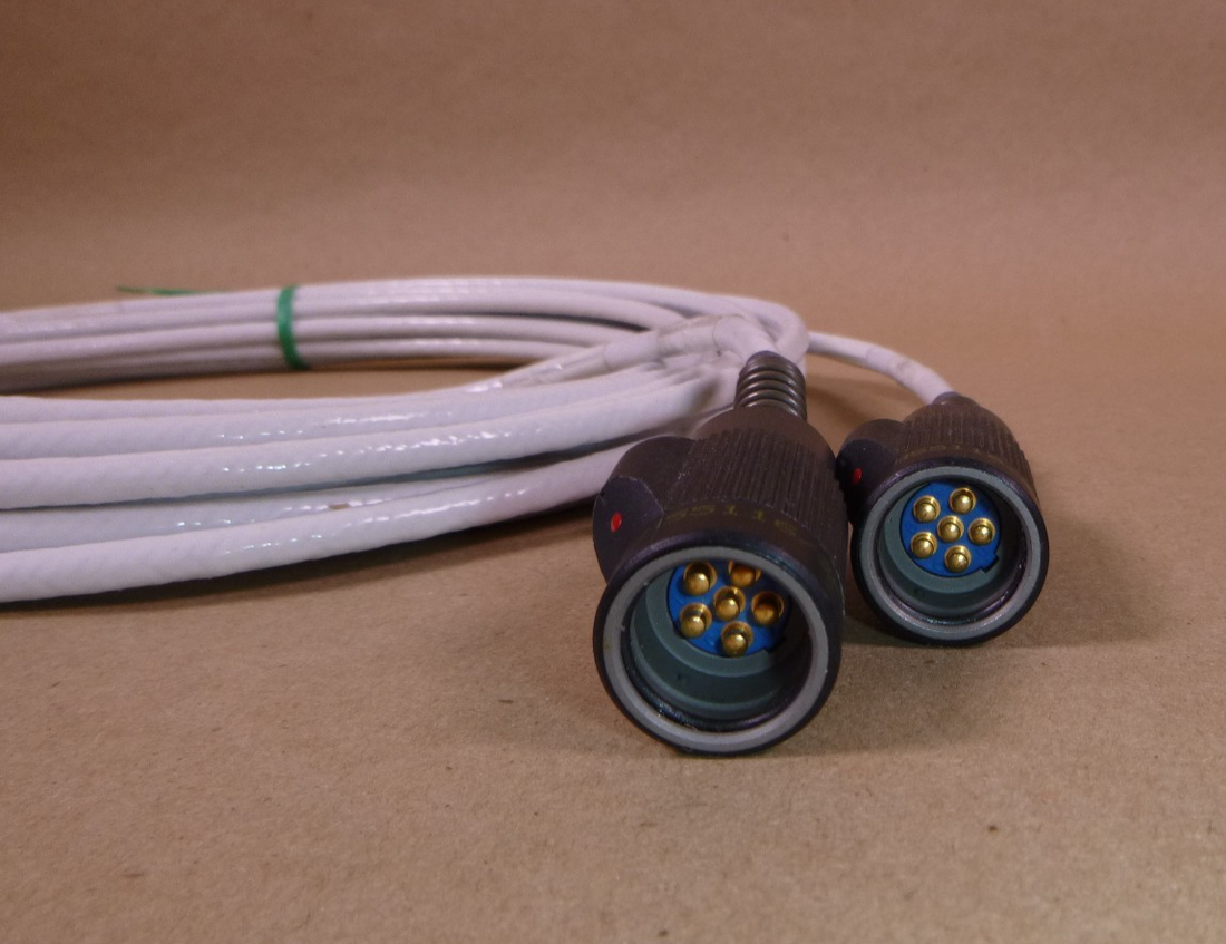 USGI Military Radio / Audio Cable 30 Foot Long W/ 6 Pin M55116/2-4 Connectors , 16103082 | Electrical MRO Replacement Parts &amp; Components and Commercial Electrical Supplies Company