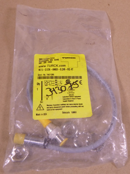 Turck NI5-G12K-AN6X-0.3M-RS 4T Proximity Sensor | Electrical MRO Replacement Parts &amp; Components and Commercial Electrical Supplies Company