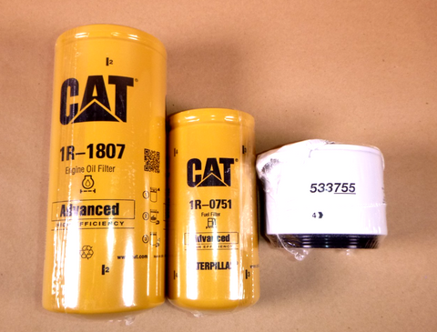 FMTV LMTV Oil, Fuel & Fuel Seperator Filter Kit For C-7, 3116, 3126 Cat Engines | Genuine FMTV Replacement Parts, LMTV Parts For Sale and Military Surplus Medium Tactical Vehicle Parts & Components