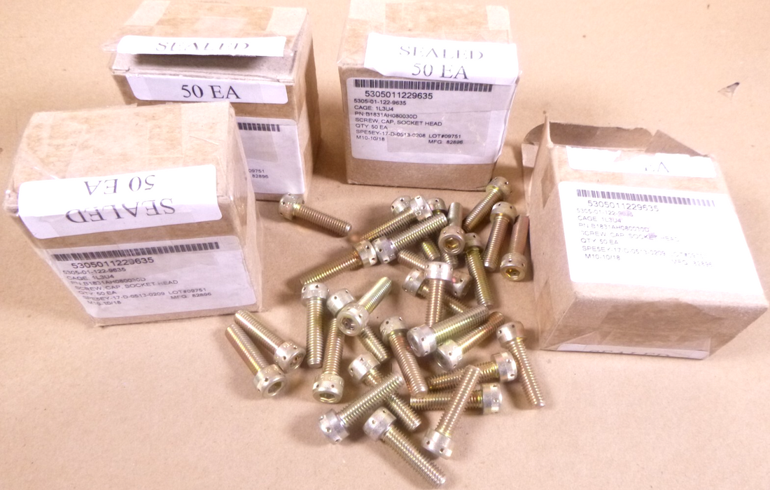 M8-1.25 x 30MM Drilled Head Socket Cap Screws Class 12.9 (180 Pieces) | Industrial Replacement Nuts &amp; Bolts Distributor and Machinery Screws &amp; Fasteners Supply