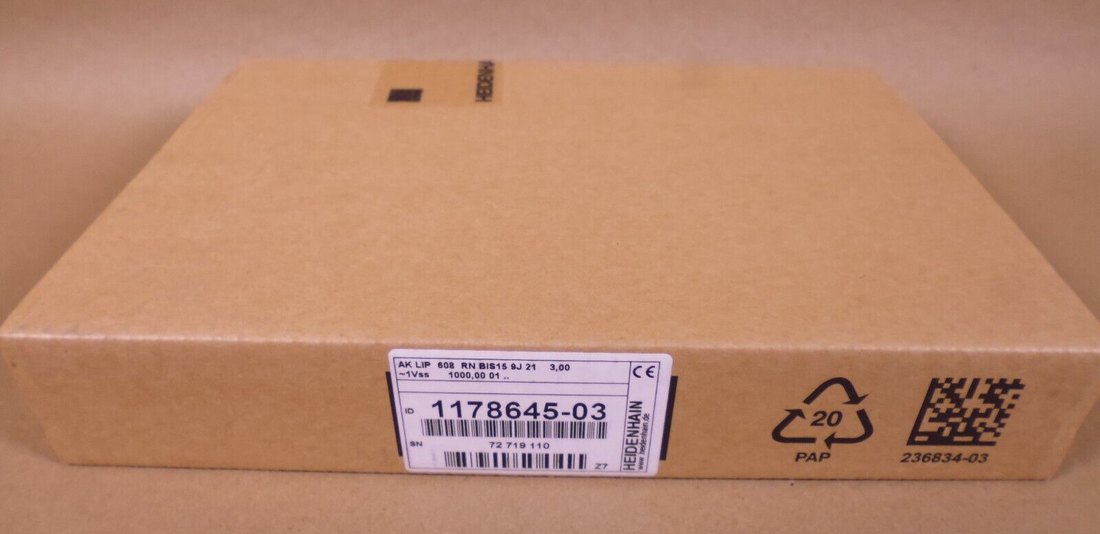 Heidenhain 1178645-03 Scanning Head Encoder AK LIP 608 RN BIS15 9J 21 3,00 | Electrical MRO Replacement Parts &amp; Components and Commercial Electrical Supplies Company