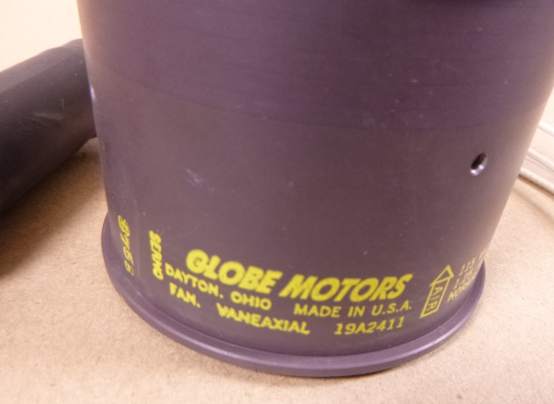 *CHIPPED PIECE* 19A2411 Globe Motors Vaneaxial Fan 3-54916-503 400Hz 22,500RPM 4140-00-952-4047 | Electrical MRO Replacement Parts &amp; Components and Commercial Electrical Supplies Company