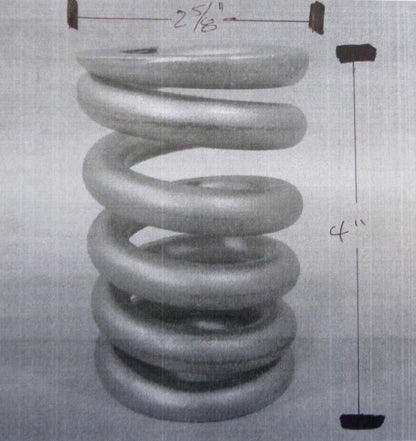 2-5/8" O.D. x 4" Tall Stainless Steel Helical Compression Spring 1/2" Wire | Industrial MRO Replacement Parts, Manufacturing Machine Parts &amp; Components, Heavy Equipment Parts Supplier