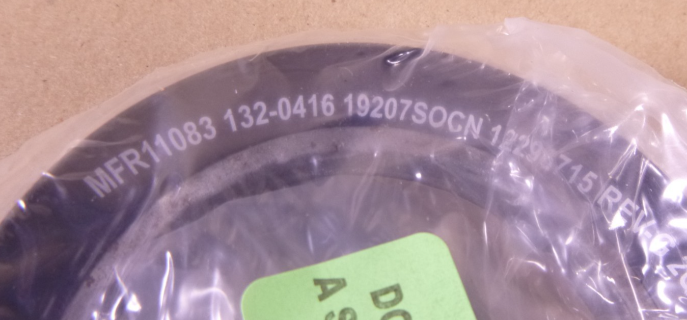 USGI New Genuine Caterpillar Dual Faced Seal 132-0416 , 12296715 | Industrial Tractor Parts Supplier and Surplus Tractor Parts &amp; Accessories